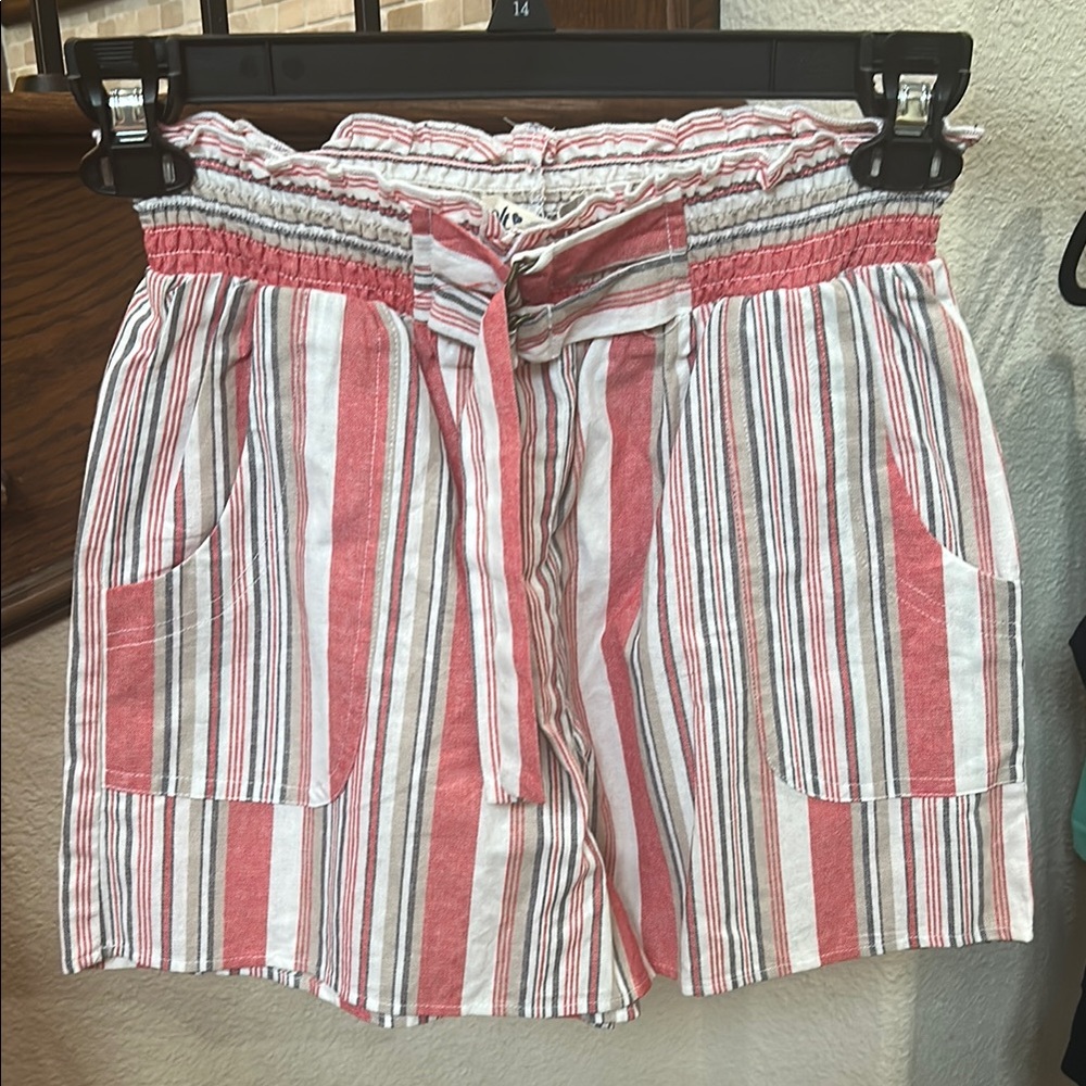Jolt Striped Shorts Size S